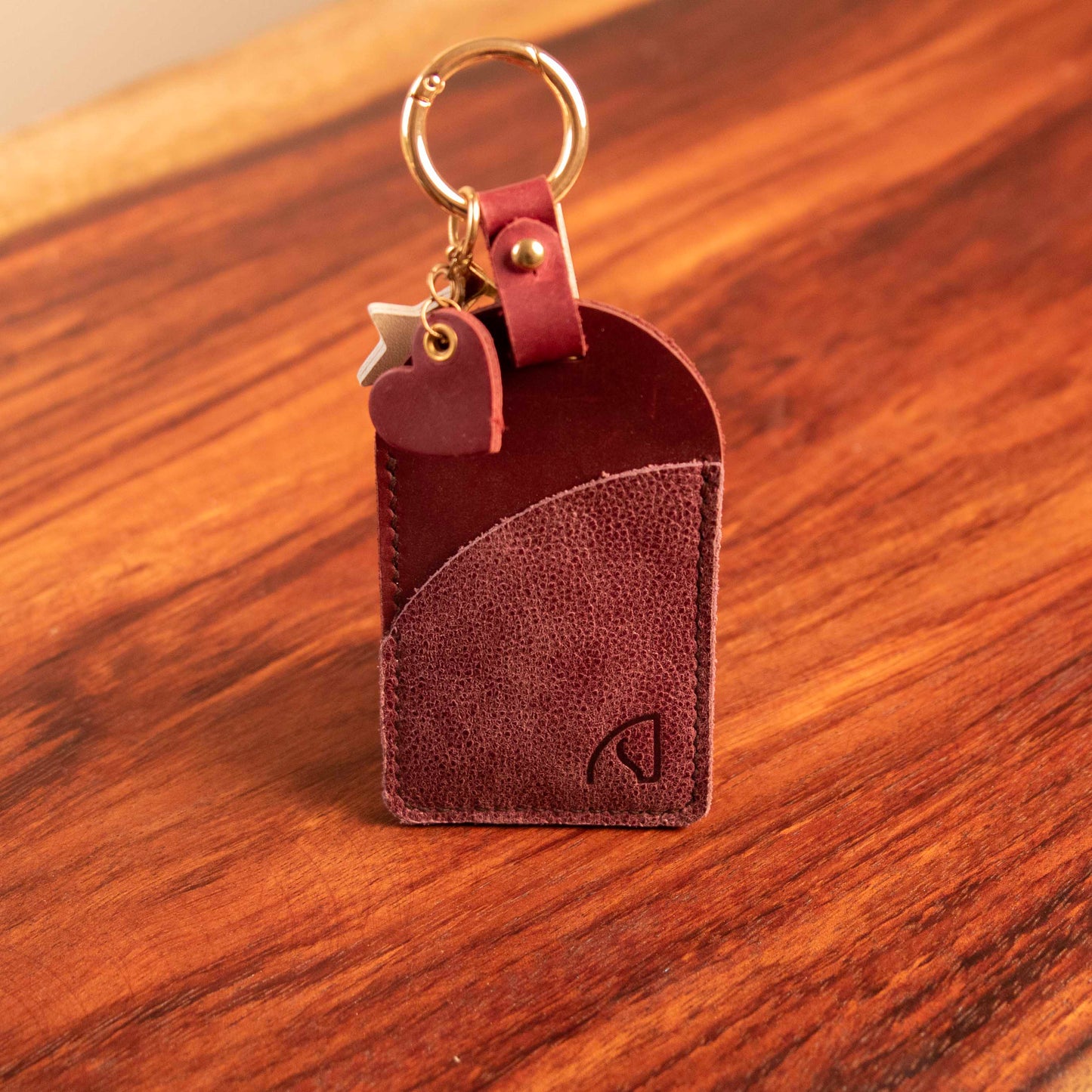 Feather -Card holder keychain