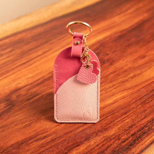 Feather -Card holder keychain